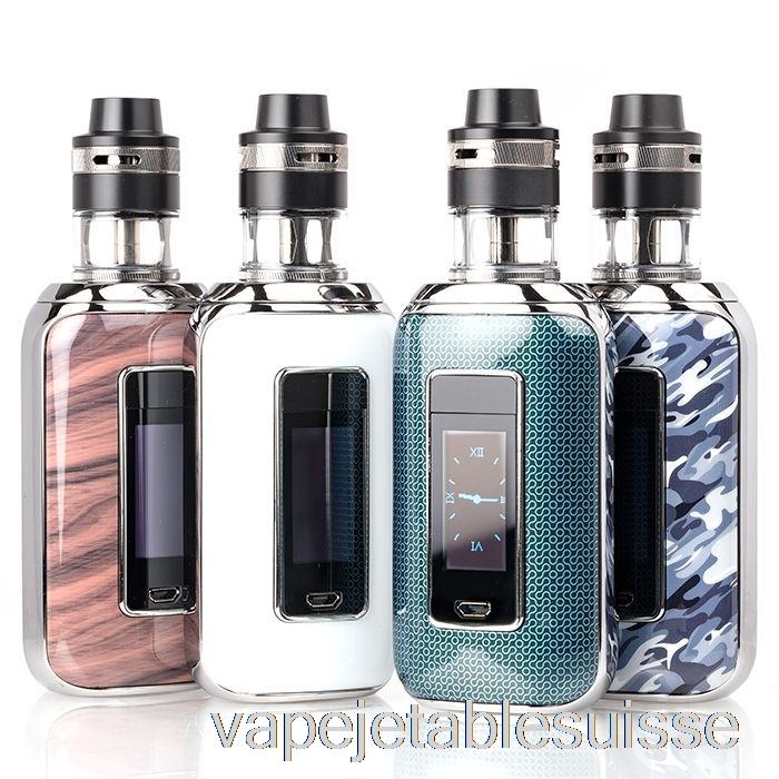 Vape Suisse Aspire Skystar Revvo 210w Kit De Démarrage à écran Tactile Fibre De Carbone Noire